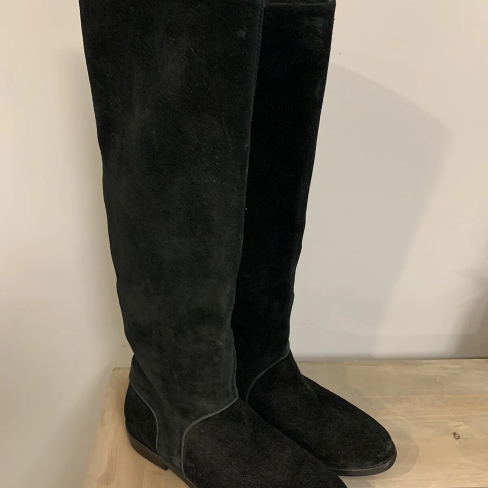 UGG Australia Daley Black Suede Knee High Boots